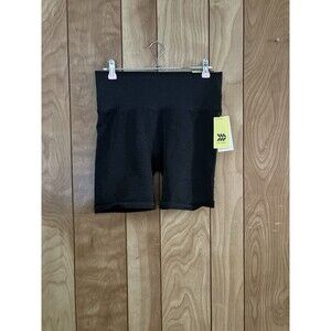 All in Motion Black Athletic Biker Shorts‎ Size Large NWT